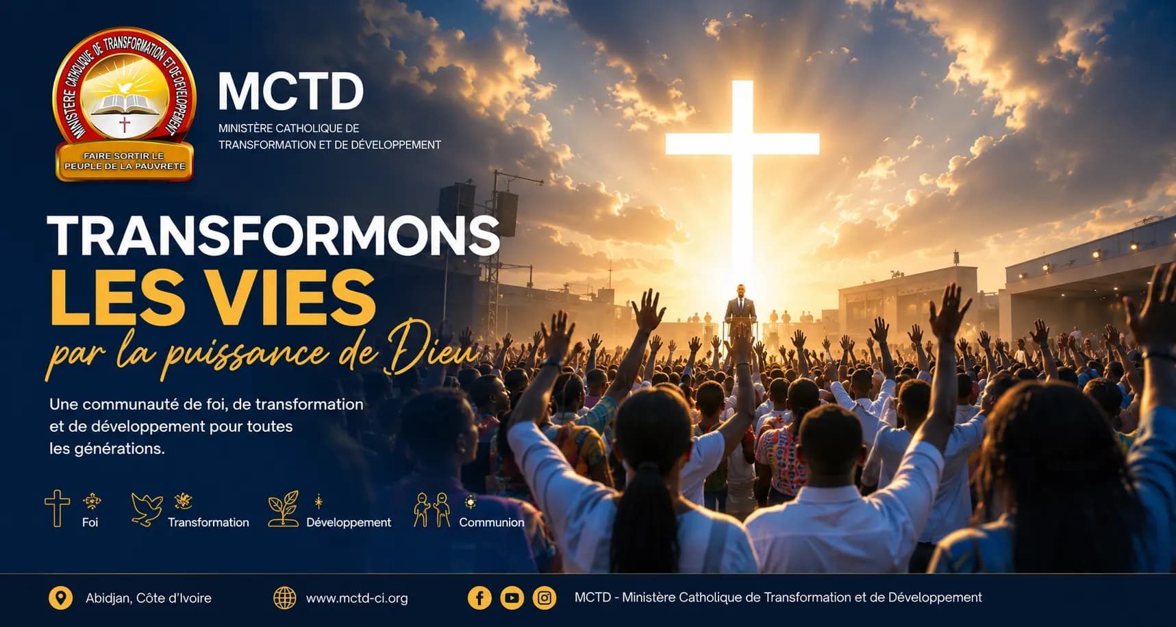 La communauté MCTD rassemblée en célébration